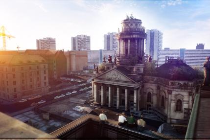 Ein virtuelles Bild des Gendarmenmarkts