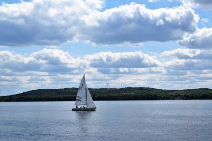 Müggelsee mit Segelboot
