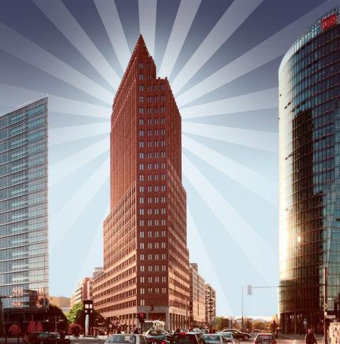 Panoramapunkt in the Kollhoff Tower