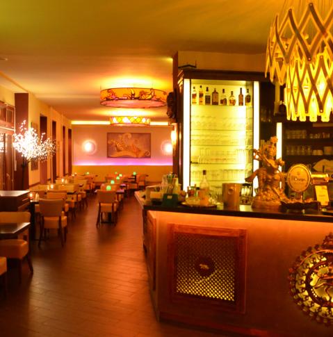 Innenbereich des indisches Restaurant Aapka