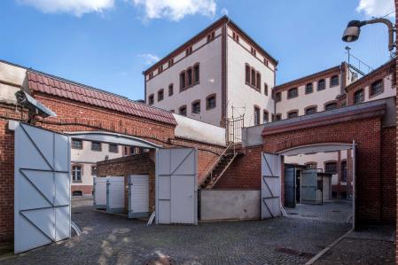 Innenhof der Gedenkstätte Lindenstraße in Potsdam